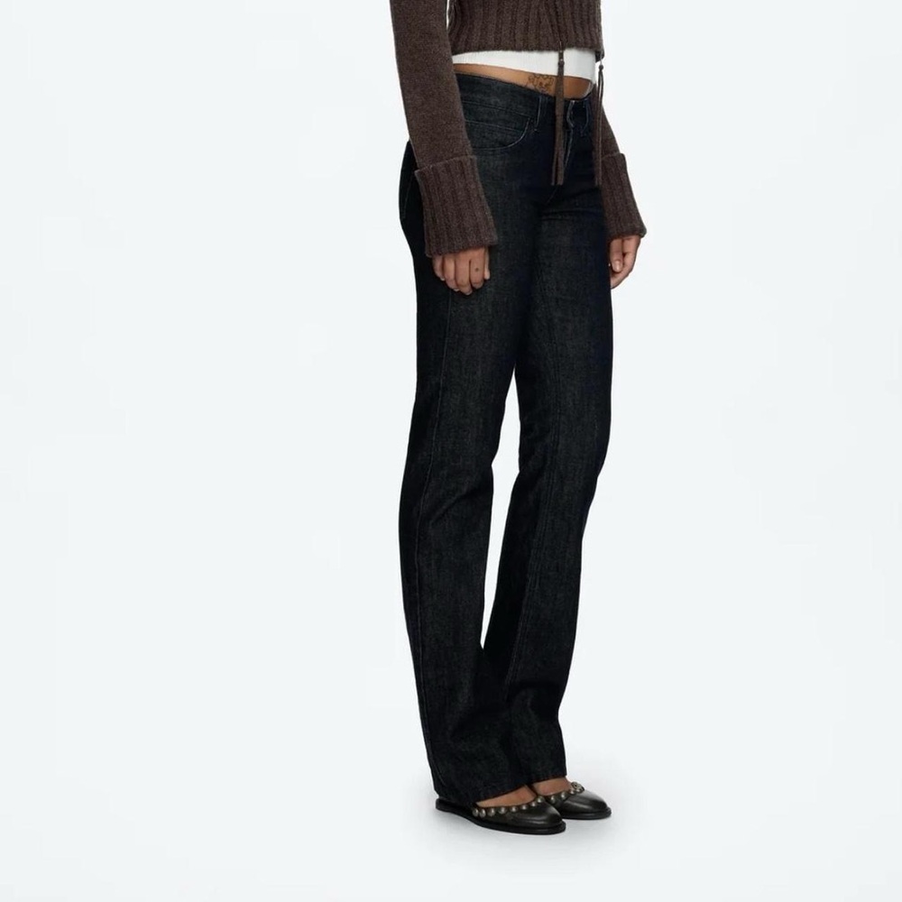 Classic Dark Blue Boot Cut Jeans